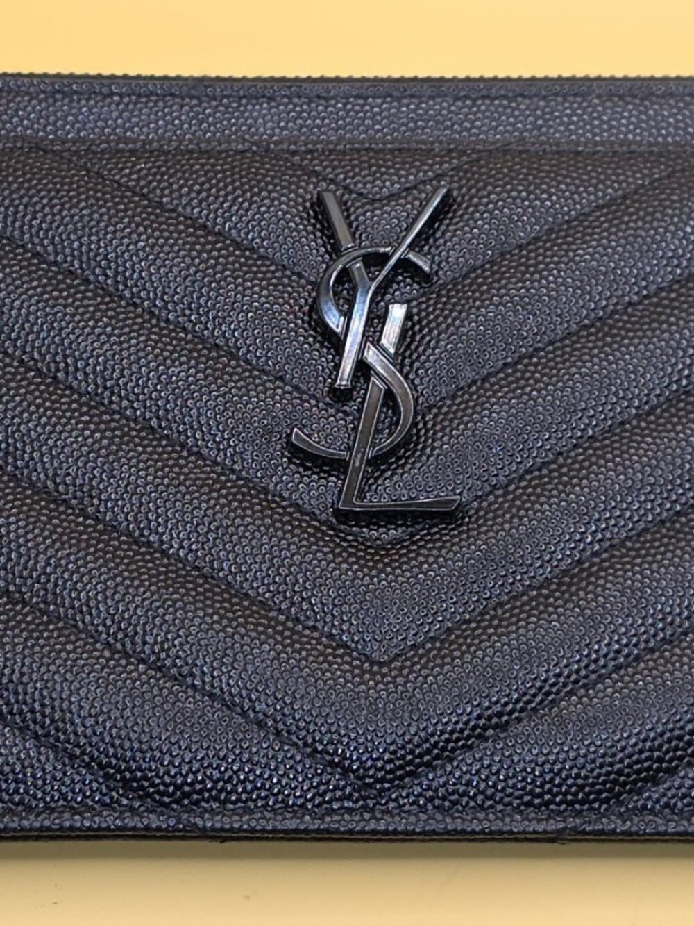 St. Laurent Quilted Zip closure
